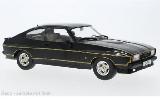 Diecast model cars Ford Capri 3.0S MK II X-Pack black 1975 1/18 MCG
