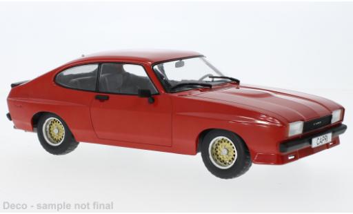 Diecast model cars Ford Capri 3.0S MK II X-Pack red 1975 1/18 MCG