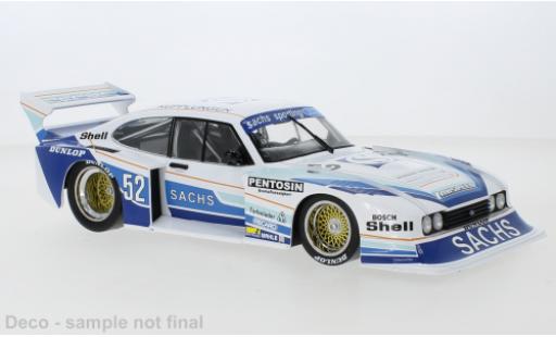 Diecast model cars Ford Capri Turbo Gr.5 No.52 Sachs DRM Zolder 1980 1/18 MCG