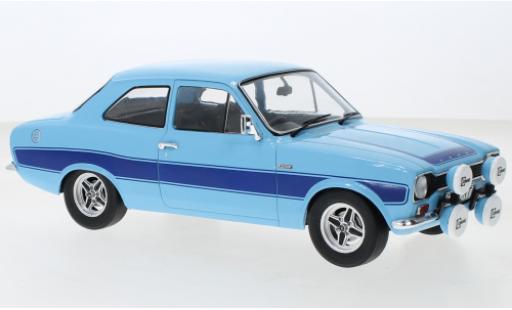 Diecast model cars Ford Escort RS 2000 MK I blue RHD 1973 1/18 MCG