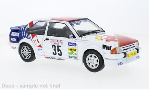 Diecast model cars Ford Escort RS Turbo MK III No.35 Hunsr&Atilde;&frac14;ck Rally 1985 1/18 MCG