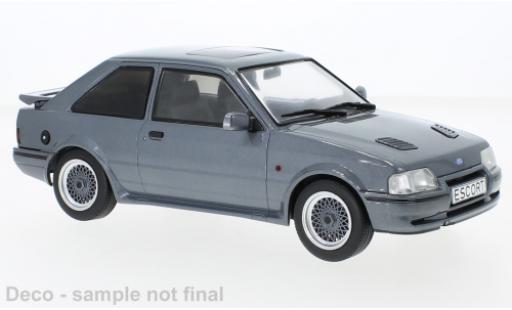 Diecast model cars Ford Escort RS Turbo S2 metallise grey 1990 1/18 MCG