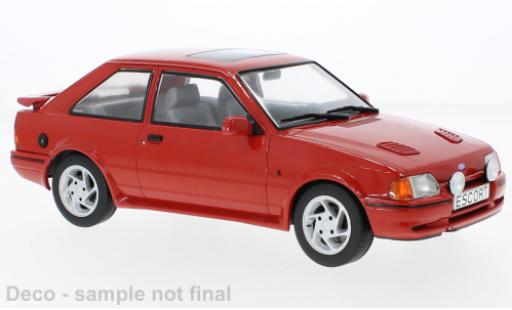 Diecast model cars Ford Escort RS Turbo S2 red 1990 1/18 MCG