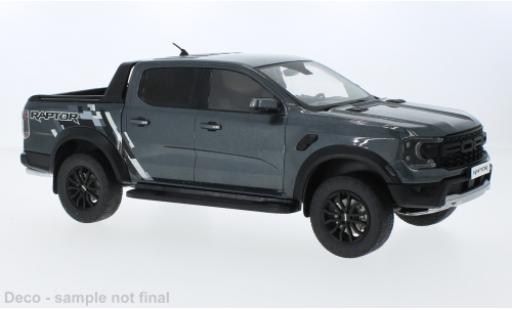 Diecast model cars Ford Ranger Raptor metallise grey/D&Atilde;&copy;corer 2023 1/18 MCG