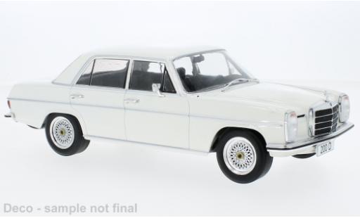 Diecast model cars Mercedes 200 Base D (W115) white 1968 1/18 MCG