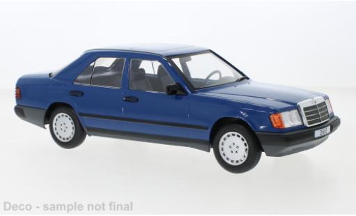 Diecast model cars Mercedes 260 Base E (W124) blue 1984 1/18 MCG