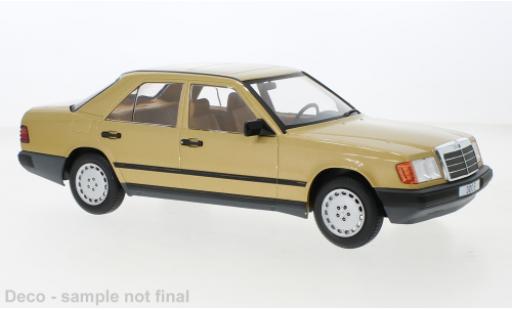 Diecast model cars Mercedes 300 Coupe E (W124) metallise beige 1984 1/18 MCG