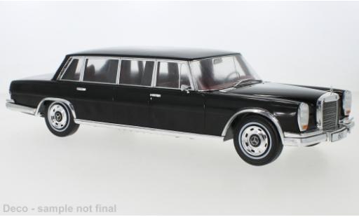 Diecast model cars Mercedes 600 Base (W100) black 1969 1/18 MCG