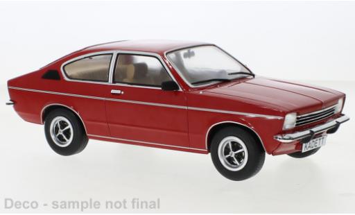 Diecast model cars Opel Kadett C Coupe C red 1975 1/18 MCG