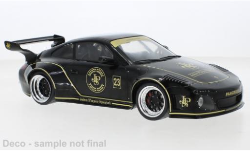 Diecast model cars Porsche 911 Base Old & New black/Dekor John Player Special 2020 1/18 MCG