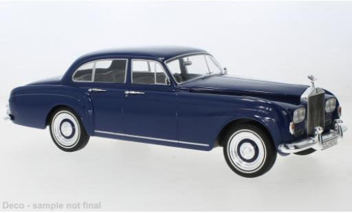 Diecast model cars Rolls Royce Silver Cloud Flying Spur III H.J.Mulliner blue 1965 1/18 MCG
