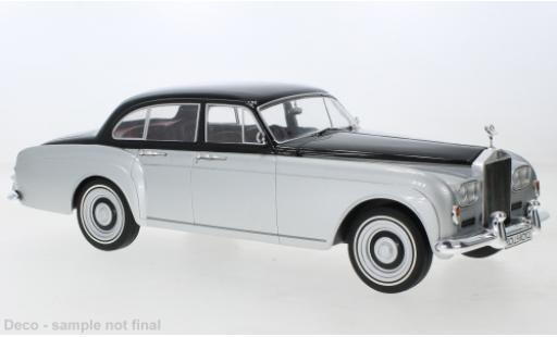 Diecast model cars Rolls Royce Silver Cloud Flying Spur III H.J.Mulliner grey/black 1965 1/18 MCG