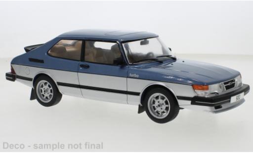 Diecast model cars Saab 900 Turbo metallise blue /d 1981 1/18 MCG