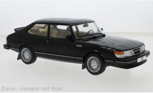 Diecast model cars Saab 900 Turbo black 1981 1/18 MCG