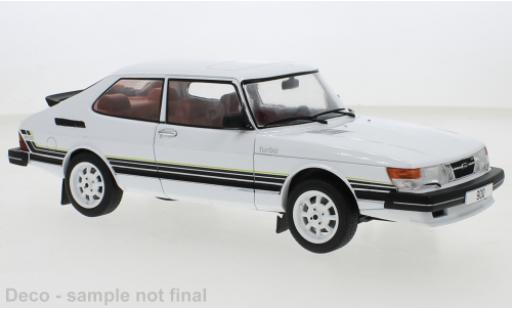 Diecast model cars Saab 900 Turbo white/Dekor 1981 1/18 MCG
