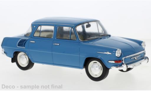Diecast model cars Skoda 1000 Base MB blue 1964 1/18 MCG
