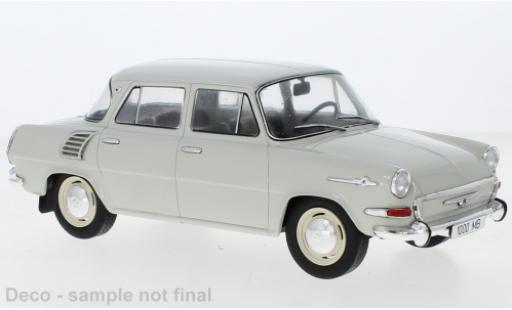 Diecast model cars Skoda 1000 Base MB grey 1964 1/18 MCG