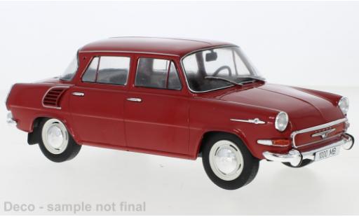 Diecast model cars Skoda 1000 Base MB red 1964 1/18 MCG