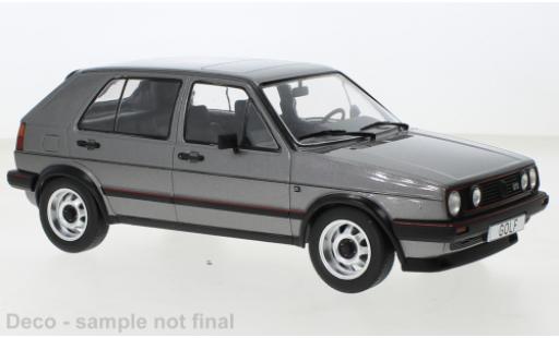 Diecast model cars Volkswagen Golf GTI II metallise grey 1984 1/18 MCG