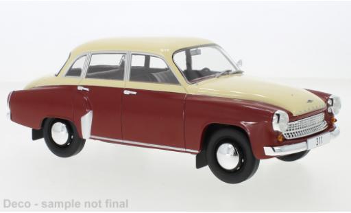 Diecast model cars Wartburg 311 Base red/beige 1959 1/18 MCG