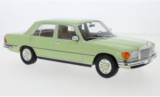 Diecast model cars Mercedes 280 Base S (W116) green 1972 1/18 MCG
