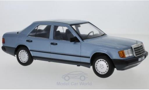 Diecast model cars Mercedes 300 Coupe E (W124) metallic blue 1984 1/18 MCG