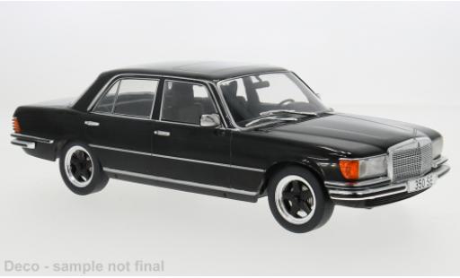 Diecast model cars Mercedes Classe S Base (W116) black 1972 1/18 MCG