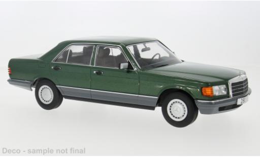 Diecast model cars Mercedes Classe S Base (W126) metallise grey 1979 1/18 MCG