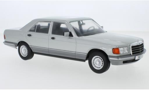 Diecast model cars Mercedes Classe S Base (W126) grey 1979 1/18 MCG