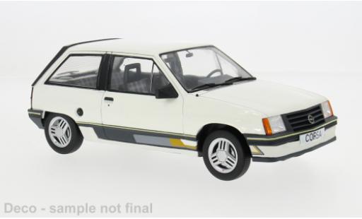 Diecast model cars Opel Corsa A Sprint A white 1983 1/18 MCG