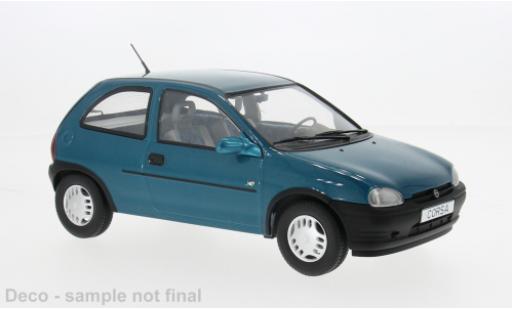 Diecast model cars Opel Corsa B Base B metallise turquoise 1993 1/18 MCG