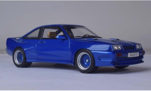 Diecast model cars Opel Manta B Mattig B metallic blue 1991 1/18 MCG