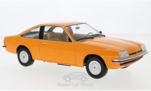 Diecast model cars Opel Manta B Base B orange 1975 1/18 MCG