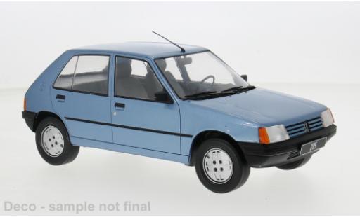 Diecast model cars Peugeot 205 Base metallise blue 1984 1/18 MCG