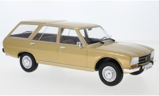 Diecast model cars Peugeot 504 Break Estate gold 1976 1/18 MCG