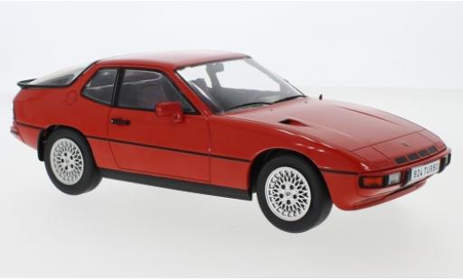 Diecast model cars Porsche 924 Turbo red 1979 1/18 MCG