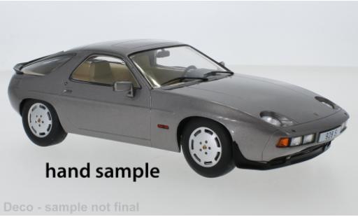 Diecast model cars Porsche 928 S S metallic grey 1980 1/18 MCG