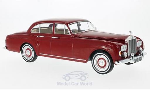 Diecast model cars Rolls Royce Silver Cloud Flying Spur III H.J.Mulliner red RHD 1965 1/18 MCG