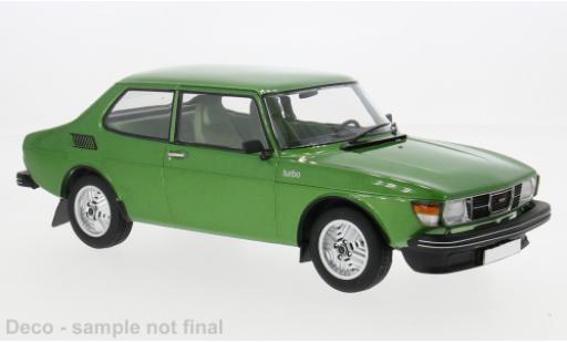 Diecast model cars Saab 99 Turbo green 1977 1/18 MCG