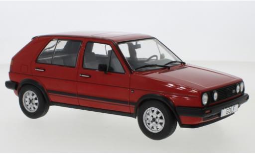 Diecast model cars Volkswagen Golf Base II GTD red 1984 5-trg. 1/18 MCG