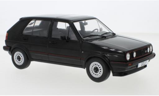 Diecast model cars Volkswagen Golf GTI II black 1984 5-trg. 1/18 MCG
