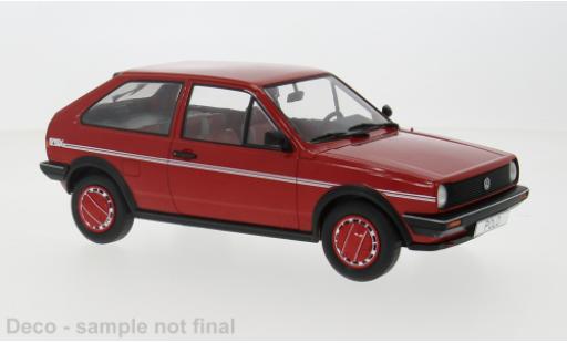 Diecast model cars Volkswagen Polo Coupe II Fox red 1985 1/18 MCG