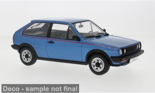 Diecast model cars Volkswagen Polo Coupe II GT metallise blue 1985 1/18 MCG