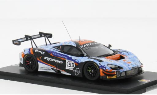 Diecast model cars McLaren 720 GT3 EVO S #159 1/43 Spark