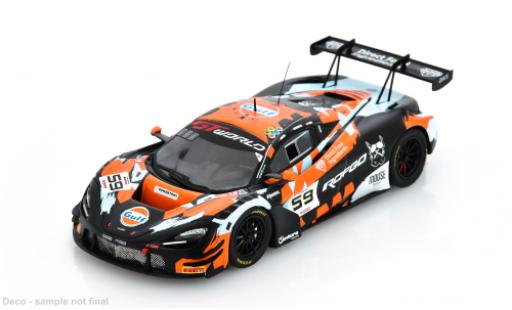 Diecast model cars McLaren 720 GT3 EVO S 24h Spa 2025 Garage 59 #59 J.Loake/M.Kirchh&Atilde;&para;fer 1/43 Spark