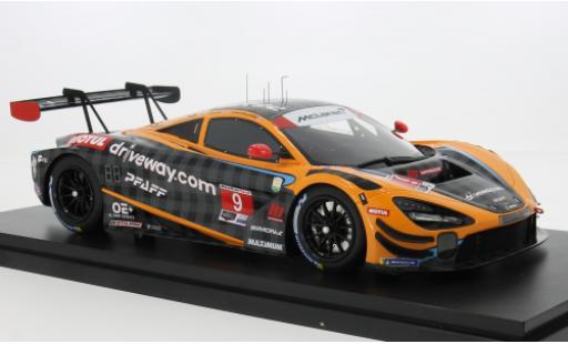 Diecast model cars McLaren 720 GT3 EVO S #9 1/43 Top Speed
