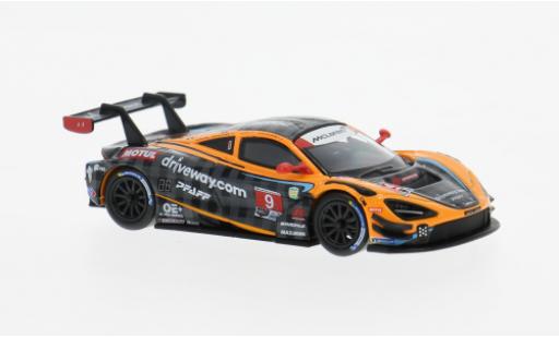 Diecast model cars McLaren 720 GT3 EVO S IMSA 24h Daytona 2024 Pfaff Motorsports #9 O.Jarvis 1/64 Mini GT