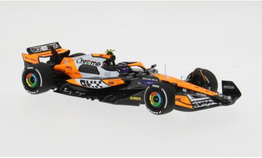 Diecast model cars McLaren F1 Base MCL38 formula 1 GP Singapur 2024 Team L.Norris 1/43 Minichamps