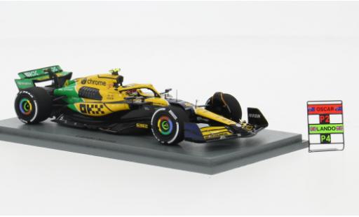 Diecast model cars McLaren F1 Base MCL38 GP Monaco 2024 Team #38 L.Norris 1/43 Spark
