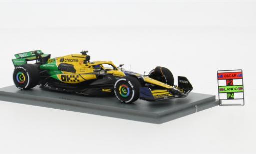 Diecast model cars McLaren F1 Base MCL38 GP Monaco 2024 Team #81 O.Piastri 1/43 Spark